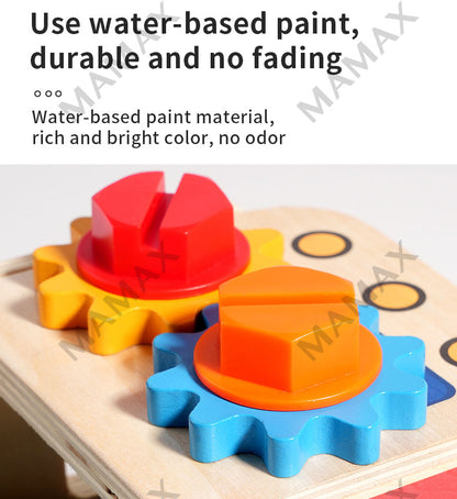 Kids Wooden Tools Truck Toy Set★Educational Montessori Tool Cart