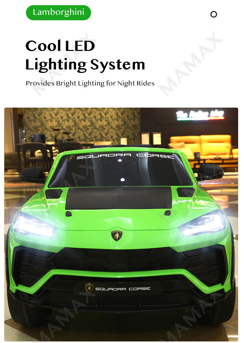 Large Size Kids Lamborghini Urus Licensed Electric Ride On 4WD Car With Remote Control