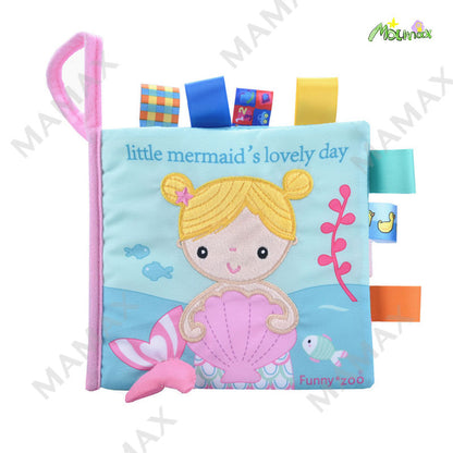 Funny Zoo Baby Cloth Animal Tag Book