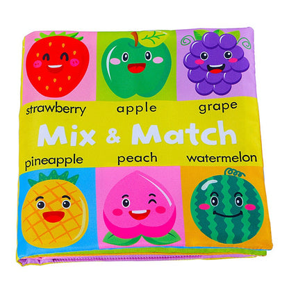 Mix&Match Activity Baby Cloth Plush Book