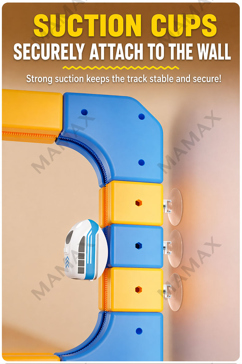 Kids DIY Motorized Track Car Toy Set★Anti-Gravity Electric Train✅USB Rechargeable Educational Toy✅