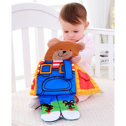 Dress-up Bear Baby Cloth Book