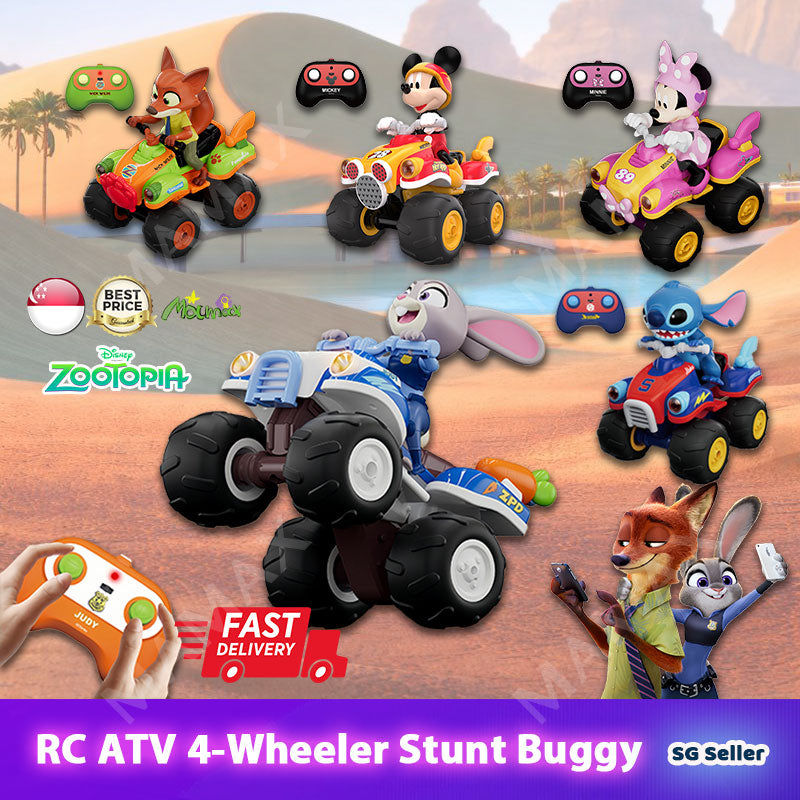 🔥NEW🔥【SG Ready Stock】Zootopia Rechargeable RC Stunt Buggy 2.4GHz
