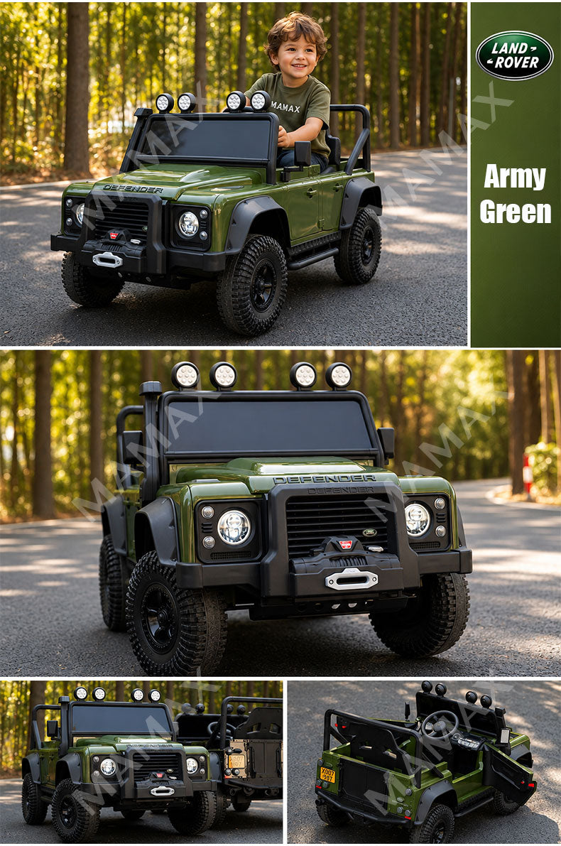 MAMAX🔥NEW🔥Officially Licensed Land Rover Defender Kids Ride On Car★