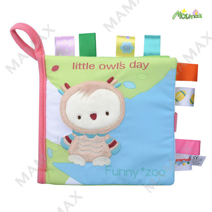 Funny Zoo Baby Cloth Animal Tag Book