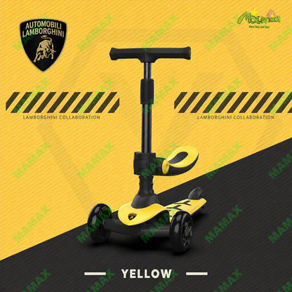 Officially Licensed Lamborghini Kids Scooter with Removable Seat★3-Wheel✅