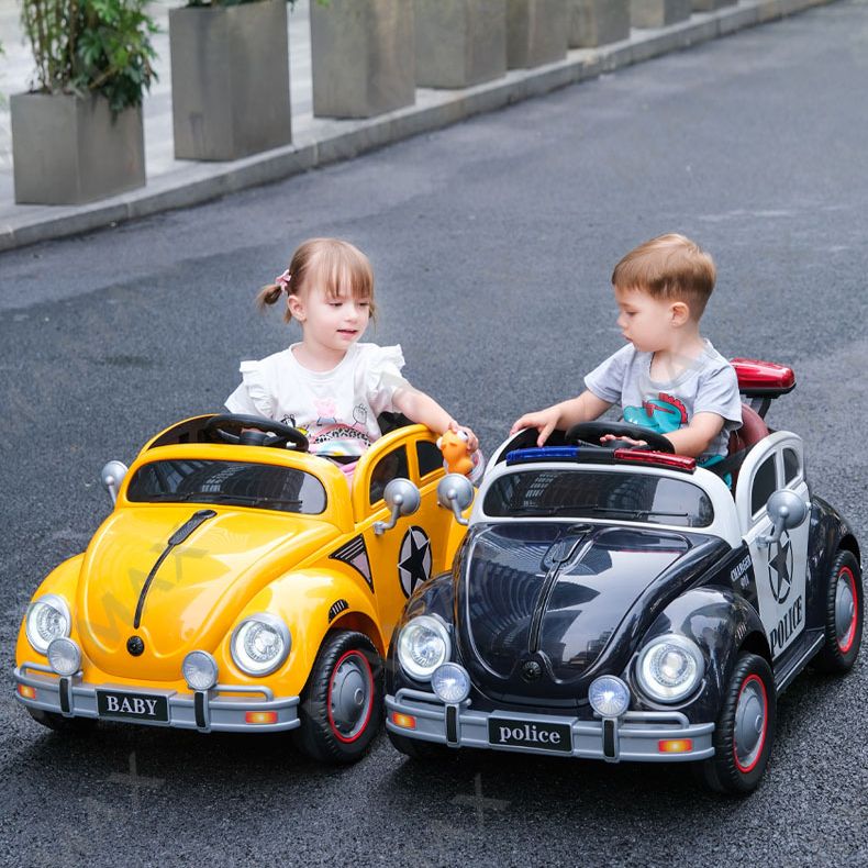 Super Cute Kids Beetles Electric Ride-On Car with Remote Control