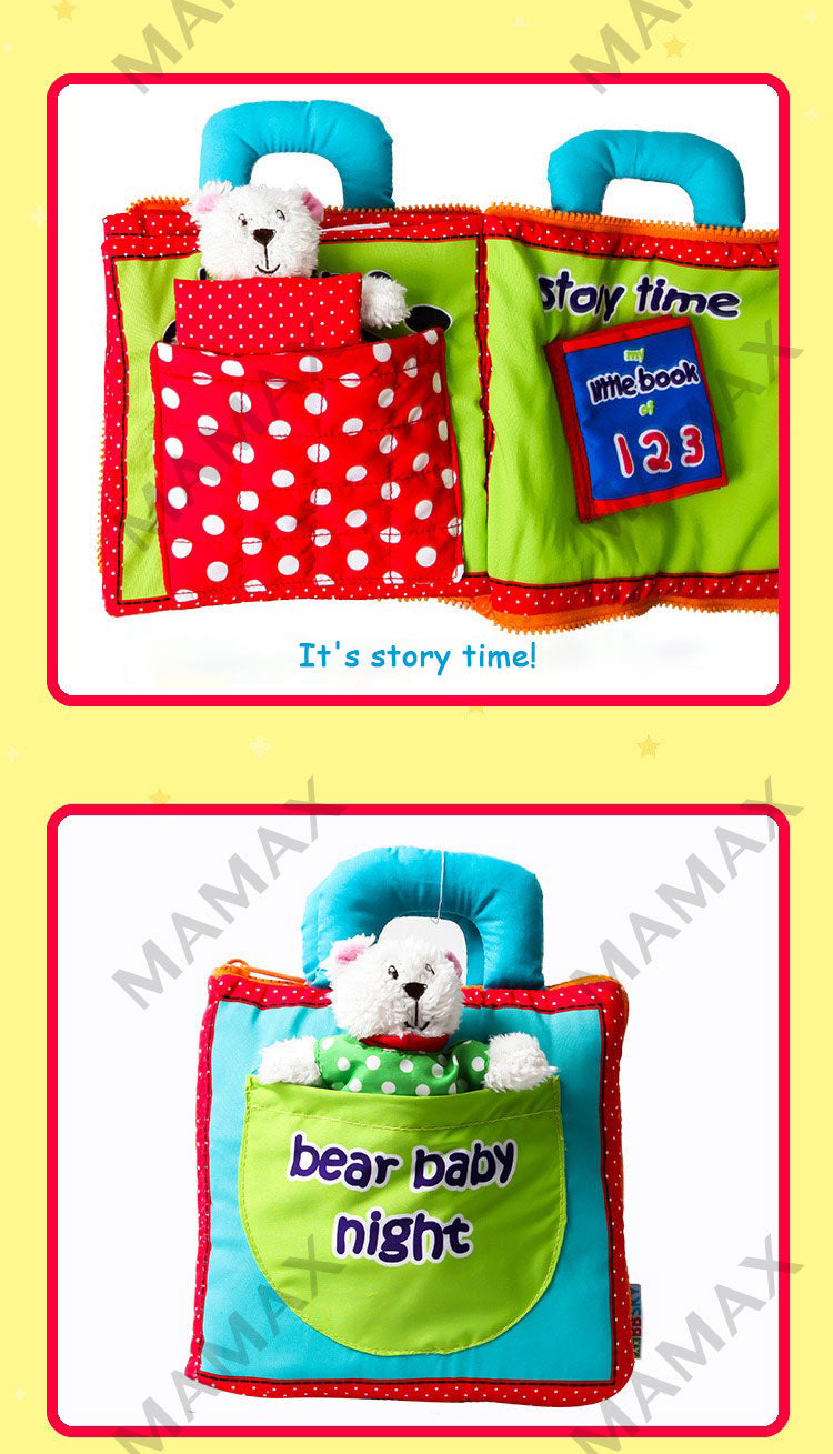 Bear Baby Night Fabric Book