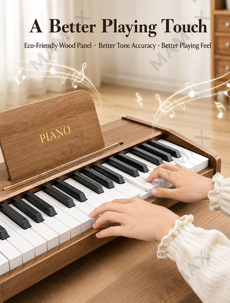 Premium 37 Keys Wooden Electronic Piano for Kids★