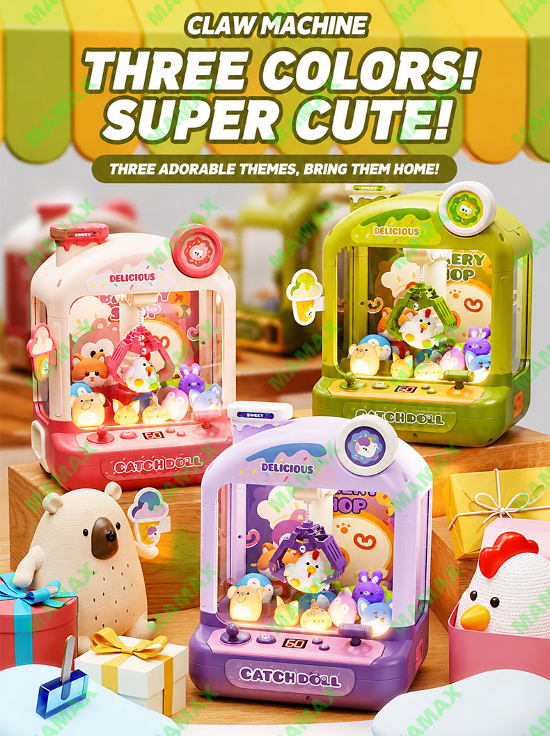 Large Kids Claw Machine Toy with Lights & Sound★