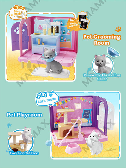 55cm Tall Large Size Luxurious Mega 3D Pet Play House With Elevator
