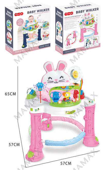 Multi-Functional Animal Baby Walker With Jumping➕360° Spinning Activated Music & Lights★