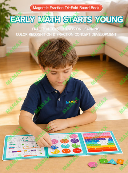 Magnetic Fraction Learning Board Play Book★Math Manipulatives Educational Toy✅