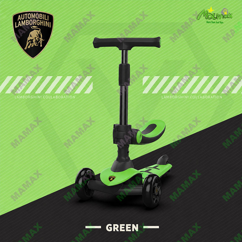 Officially Licensed Lamborghini Kids Scooter with Removable Seat★3-Wheel✅