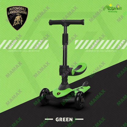 Officially Licensed Lamborghini Kids Scooter with Removable Seat★3-Wheel✅