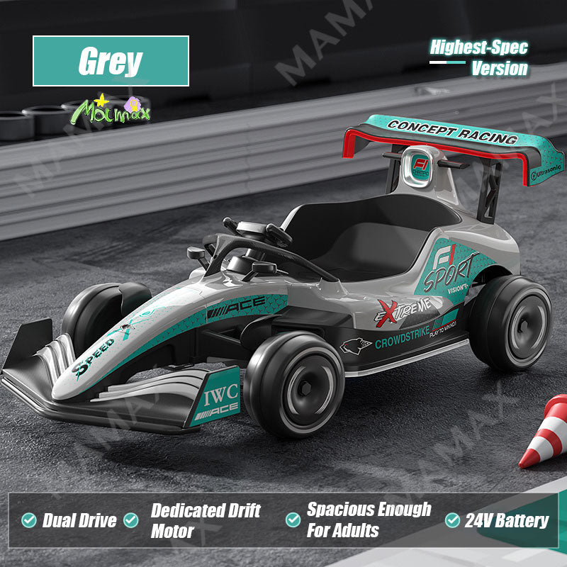 24V Kids Electric 360° Drifting F1 Racing Car With Remote Control➕Lights➕Music🏎️