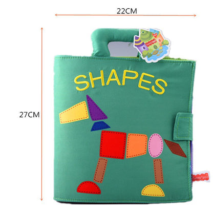 Shapes Tangram Puzzle Cloth Plush Book