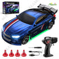 1/64 Micro Simulated Drifting Remote Control Car With Light Effects★Type-C Direct Charging✅FREE 4 Road Cones Included🚧