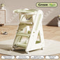 Multi-Functional Adjustable Baby High Chair With Storage Box&360° Universal Wheels