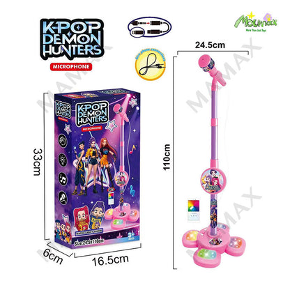 Kids K-Pop Demon Hunters Music Toy★Light-Up Guitar✅Microphone✅Singing Machine/Boombox