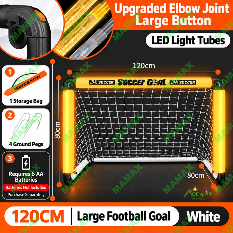 MAMAX【SG Ready Stock】120CM Foldable Kids Football Goal Soccer Goal Net With Storage Bag★