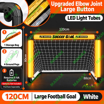 MAMAX【SG Ready Stock】120CM Foldable Kids Football Goal Soccer Goal Net With Storage Bag★