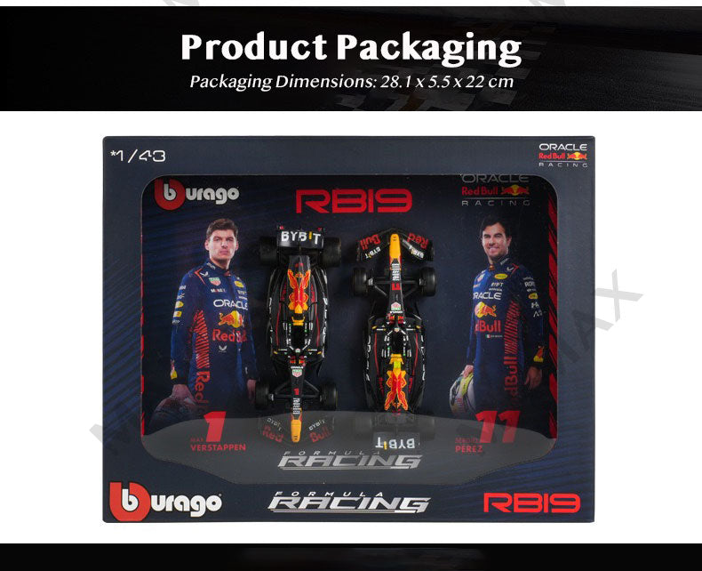 2in1 1:43 Premium Collector's Edition F1 Car Model Series 2023 Toy Gift Set★NEW Packaging★