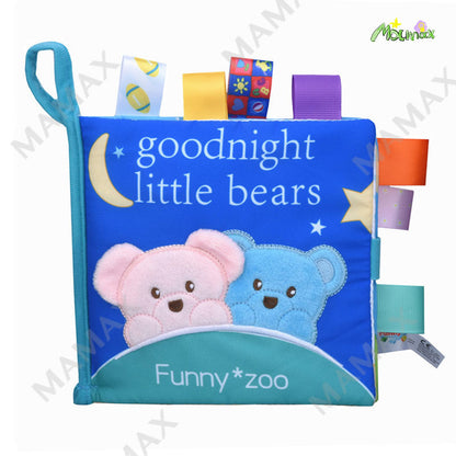 Funny Zoo Baby Cloth Animal Tag Book