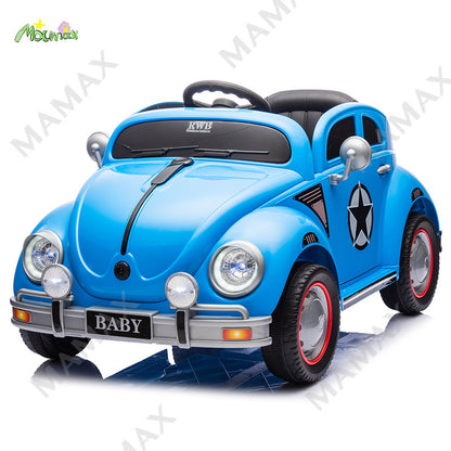 Super Cute Kids Beetles Electric Ride-On Car with Remote Control