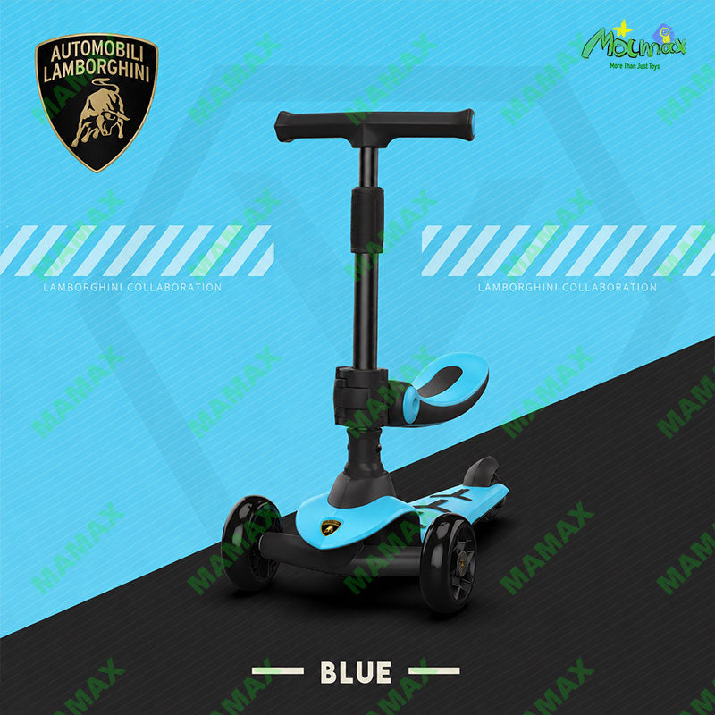 Officially Licensed Lamborghini Kids Scooter with Removable Seat★3-Wheel✅