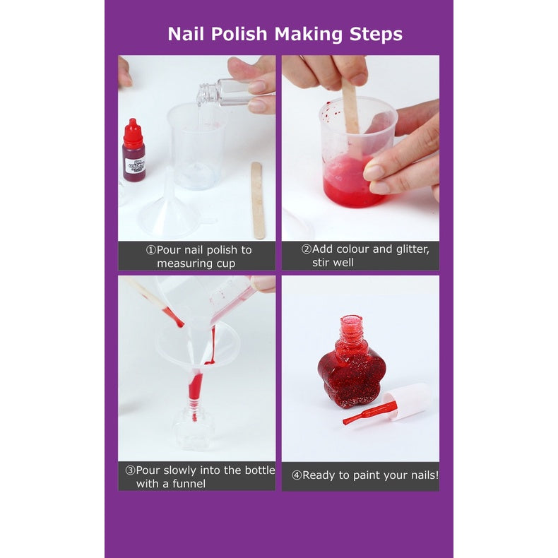 DIY Nail Polish&Lip Balm Experimental Kit