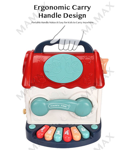 7-in-1 Multifunctional Activity House for Toddlers★Early Learning Music&Shape Toy✅18 Months+✅