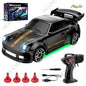 1/64 Micro Simulated Drifting Remote Control Car With Light Effects★Type-C Direct Charging✅FREE 4 Road Cones Included🚧