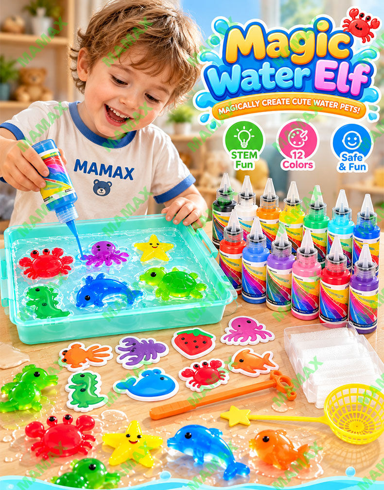 35PCS STEM Magic Water Elf Fishing Set