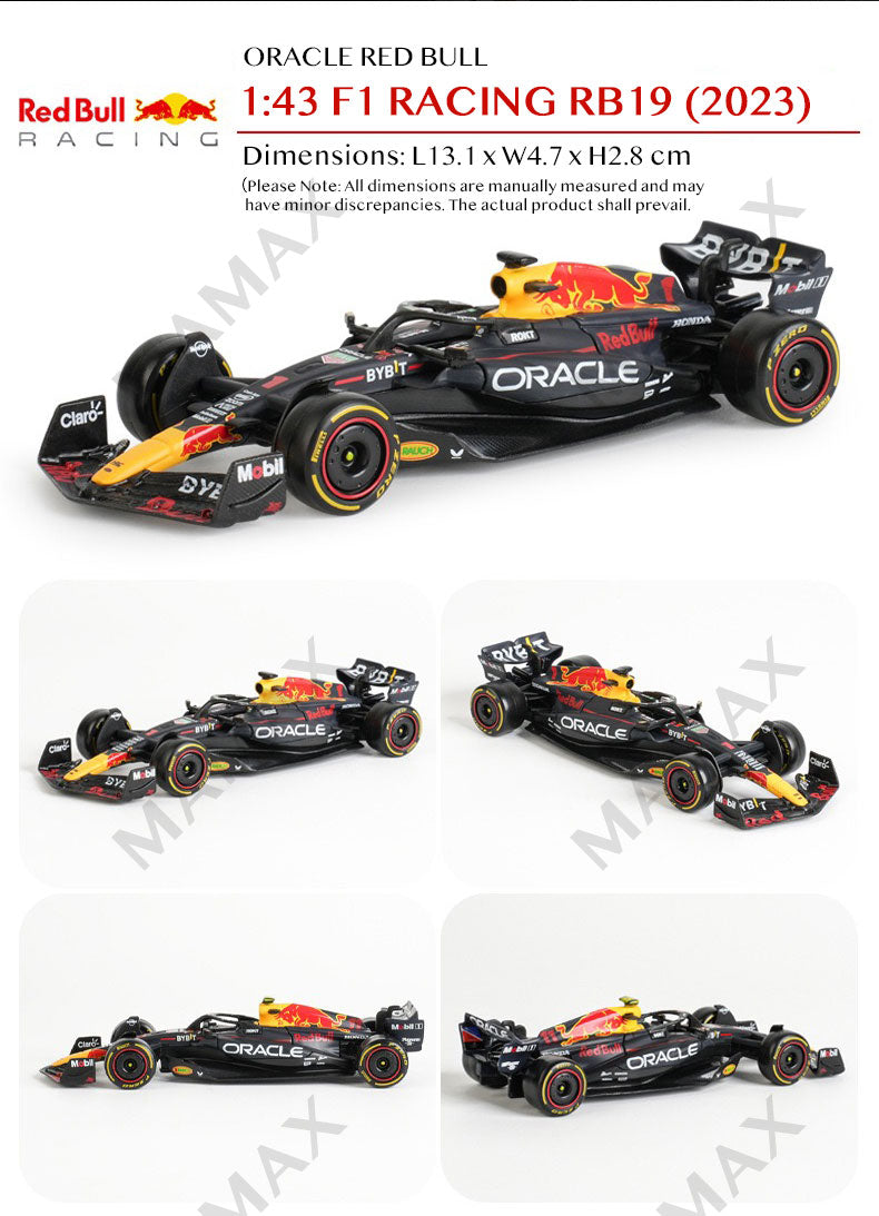 2in1 1:43 Premium Collector's Edition F1 Car Model Series 2023 Toy Gift Set★NEW Packaging★