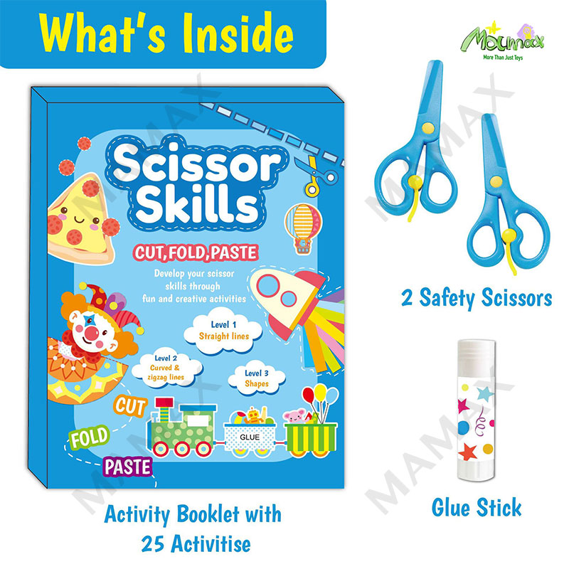 Scissor Skills Activity Book Set for Kids★