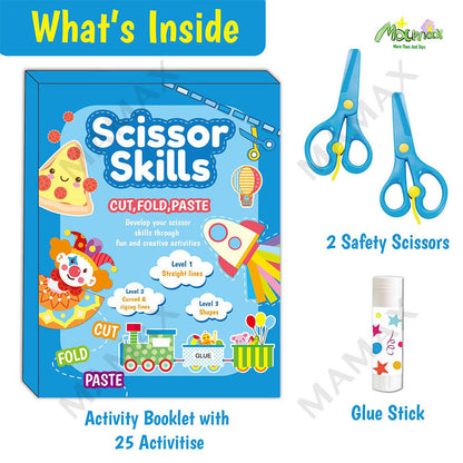 MAMAX【SG Ready Stock】Scissor Skills Activity Book Set for Kids★
