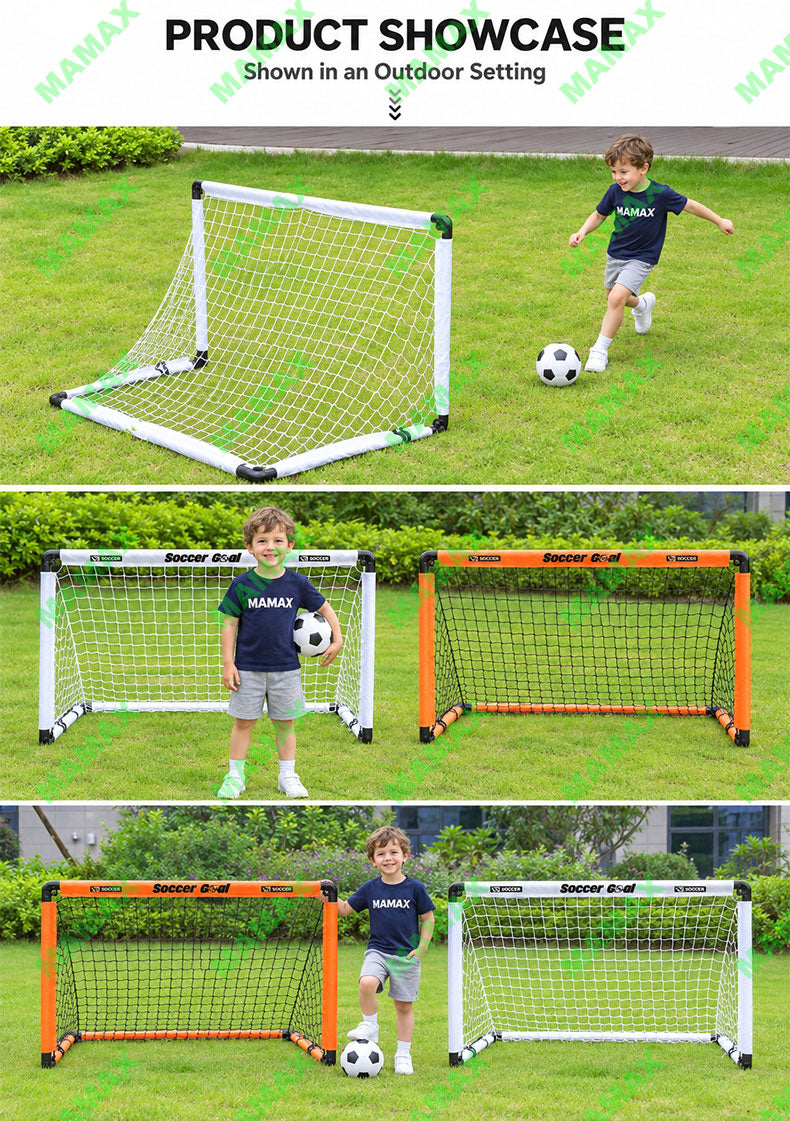 MAMAX【SG Ready Stock】120CM Foldable Kids Football Goal Soccer Goal Net With Storage Bag★