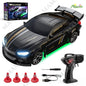 1/64 Micro Simulated Drifting Remote Control Car With Light Effects★Type-C Direct Charging✅FREE 4 Road Cones Included🚧