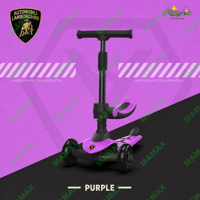 Officially Licensed Lamborghini Kids Scooter with Removable Seat★3-Wheel✅