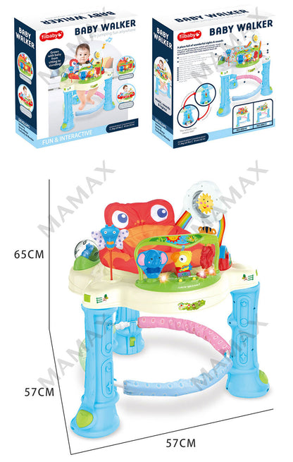 Multi-Functional Animal Baby Walker With Jumping➕360° Spinning Activated Music & Lights★