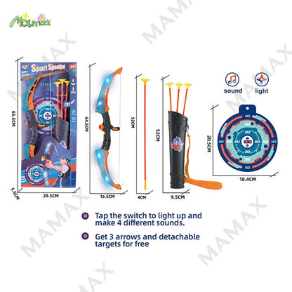 Kids Bow&Arrow Shooting Sports Game Toy Archery Set