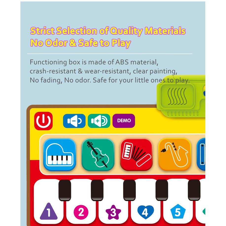 Baby/Kid Piano Musical Mat/Carpet