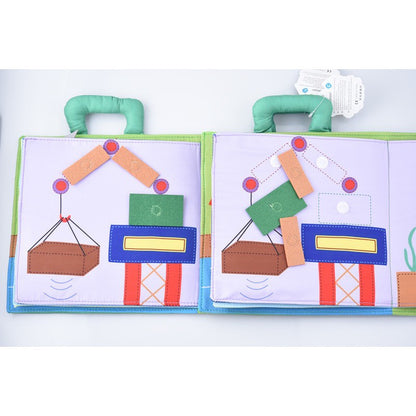 Shapes Tangram Puzzle Cloth Plush Book