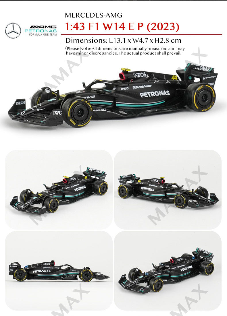 2in1 1:43 Premium Collector's Edition F1 Car Model Series 2023 Toy Gift Set★NEW Packaging★