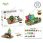 Large Magnetic Building Tiles Set for Kids 3+