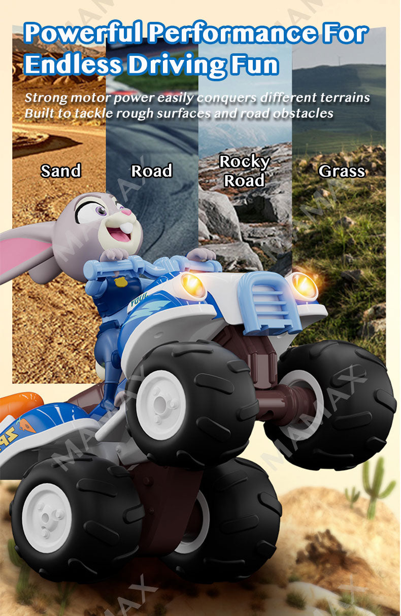 🔥NEW🔥【SG Ready Stock】Zootopia Rechargeable RC Stunt Buggy 2.4GHz