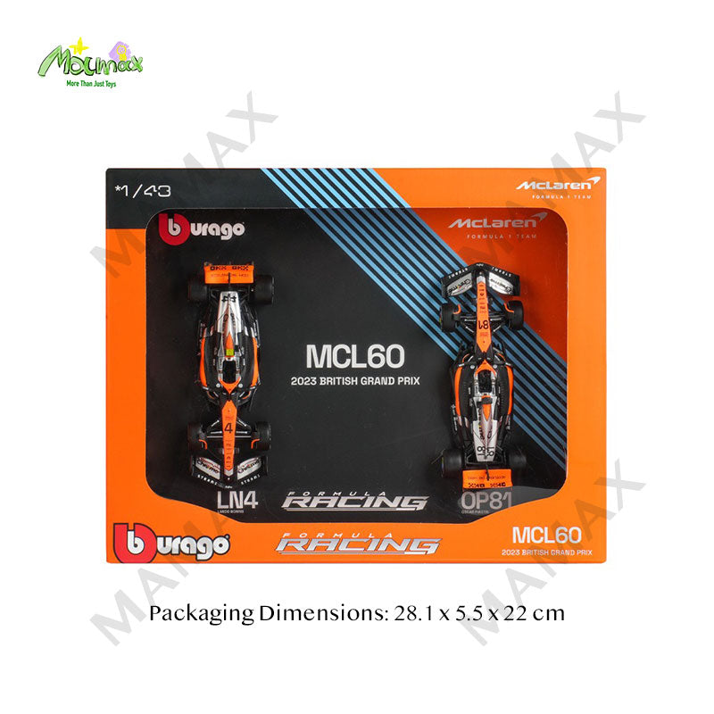 2in1 1:43 Premium Collector's Edition F1 Car Model Series 2023 Toy Gift Set★NEW Packaging★