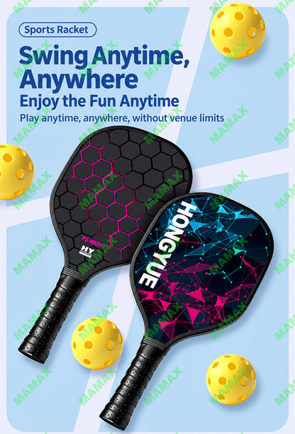 MAMAX【SG Ready Stock】Kids Lightweight Pickleball Set 2 Paddles+4 Balls+Storage Bag