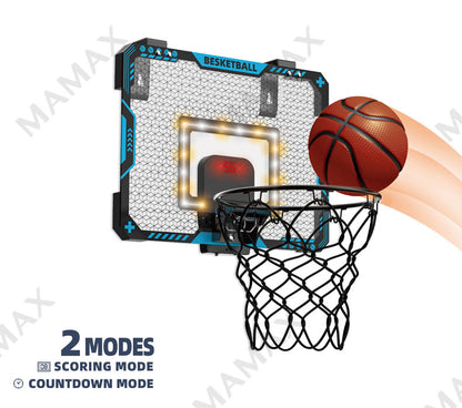 Electronic Foldable Scoring Basketball Board/Hoop With Lights Effects&Music